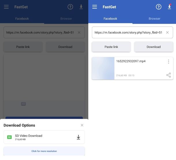 Come scaricare video da Facebook con Android