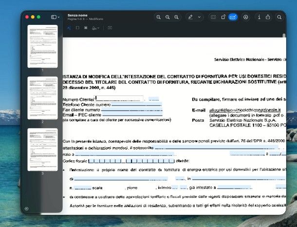 Programmi per scansione