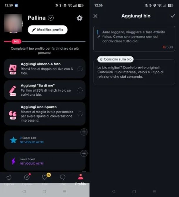 Migliori bio per Tinder