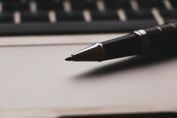 Penna e computer