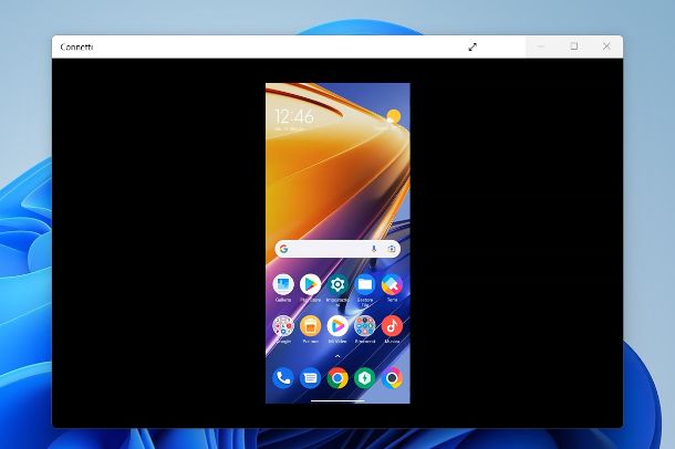 Come trasmettere schermo Android su PC