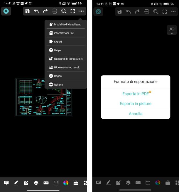 Come convertire DWG in PDF su Android