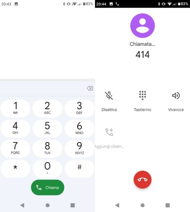 Numero credito Vodafone