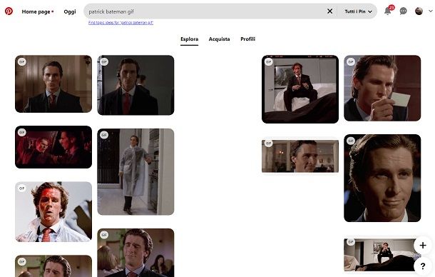 scaricare gif da pinterest