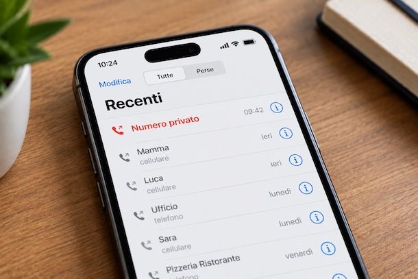 Come richiamare un numero privato