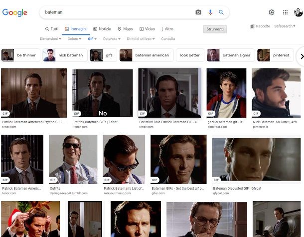 scaricare gif da google