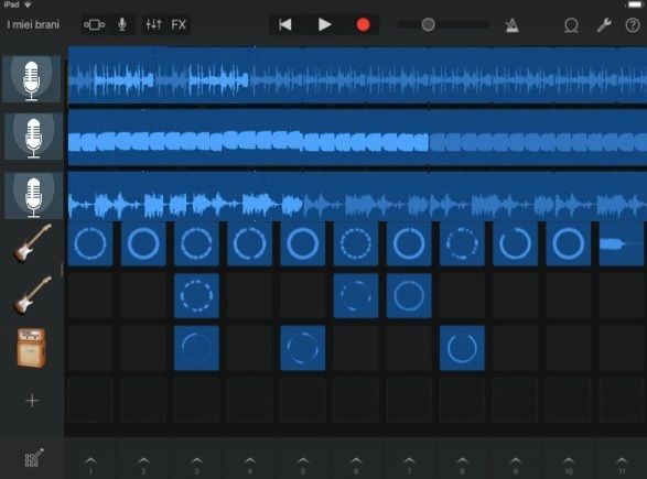 Mixare musica con GarageBand