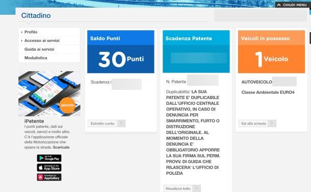 App per sapere punti patente