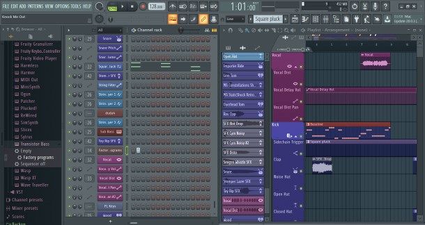 fl studio timeline