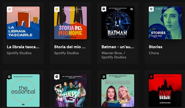 Migliori podcast Spotify esclusivi