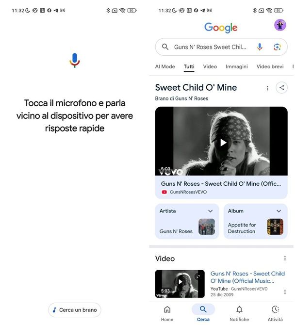 App per riconoscere le canzoni