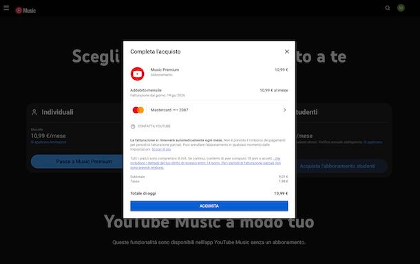 YouTube Music Premium