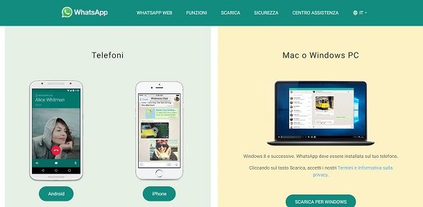 whatsapp sito