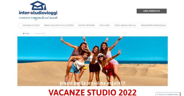 sito interstudioviaggi per vacanze studio