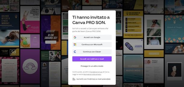 Canva per la Scuola studenti