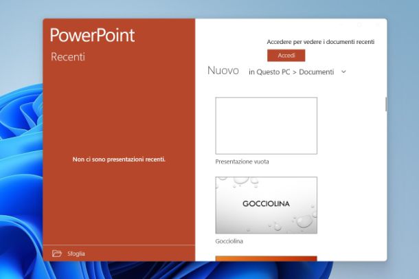 Come aprire PPTX con PowerPoint
