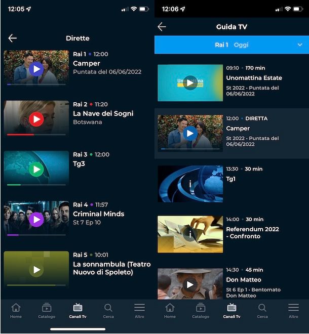 Rai uno online online