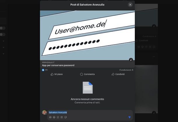 Come taggare su Facebook nei commenti