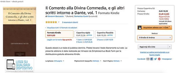 Ebook gratis Kindle