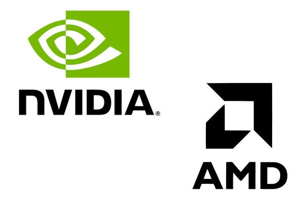 Loghi nvidia e amd