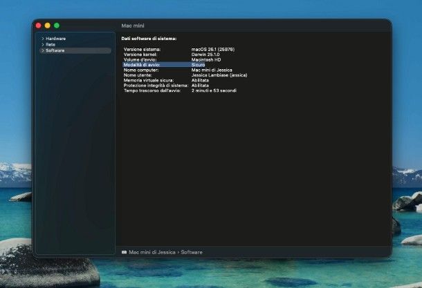 Come riavviare Mac in modalità provvisoria