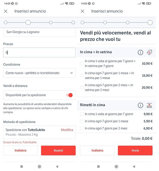 app per vendere online