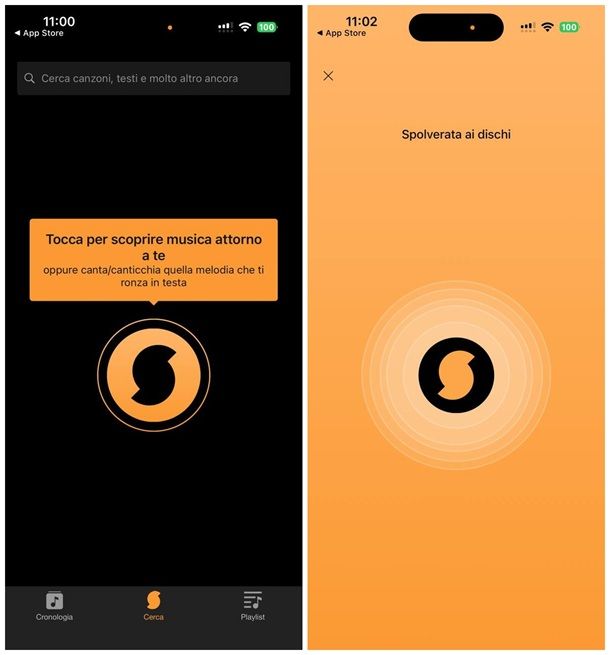 App per riconoscere le canzoni