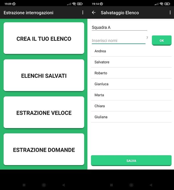 app per sorteggio nomi