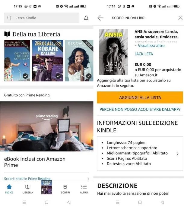 Libri gratis Kindle