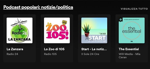 Migliori podcast Spotify: notizie e politica