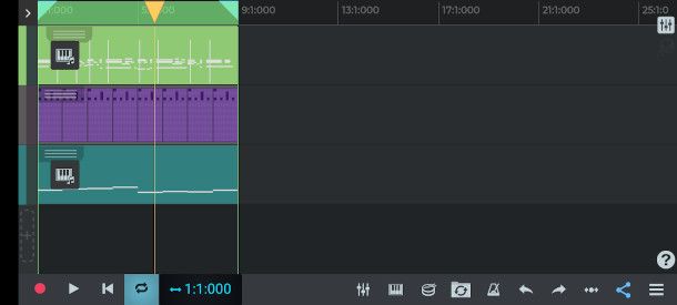 timeline app n-Track