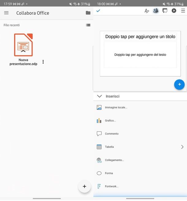 Collabora Office app Android