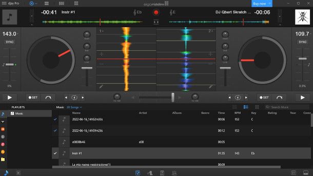 interfaccia DJ PRO