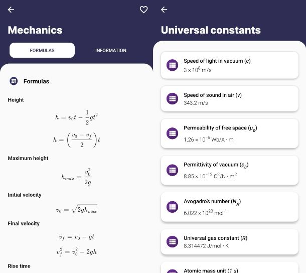 Altre app per risolvere problemi di fisica