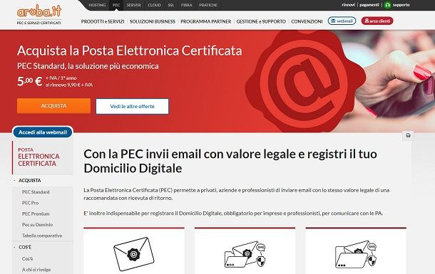 aruba pec