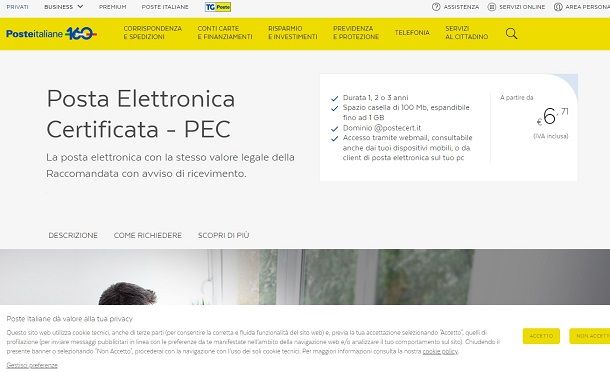 pec poste italiane