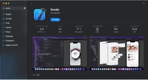 Xcode su App Store