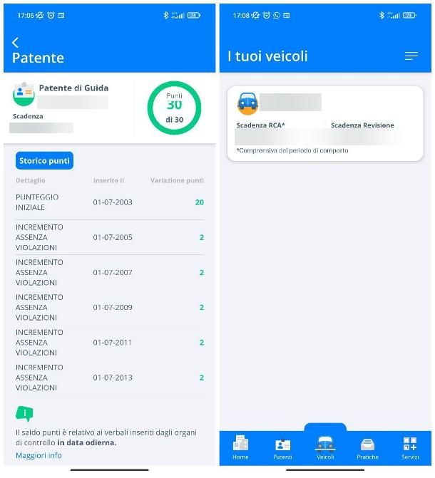 App per punti patente