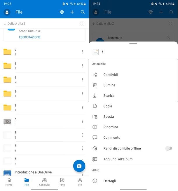 OneDrive app Android