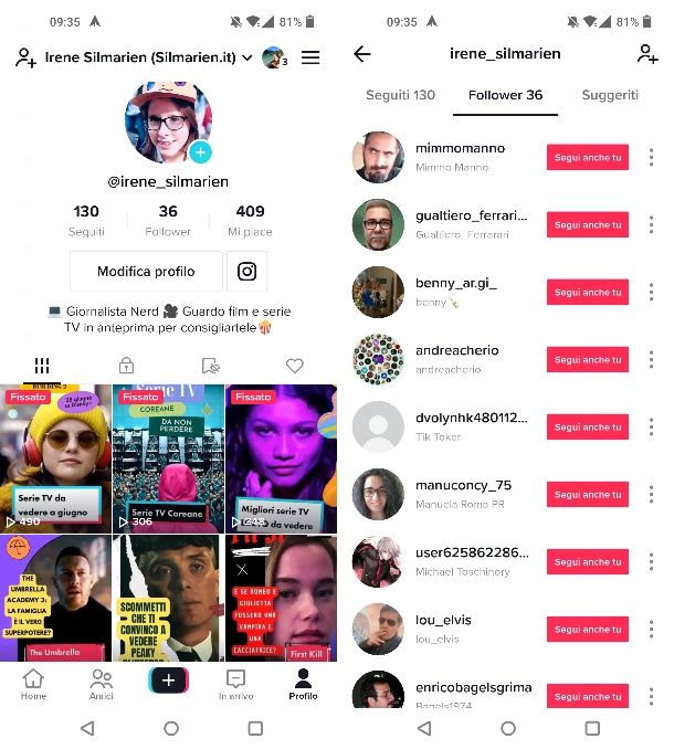 App per vedere chi ti unfollowa su TikTok