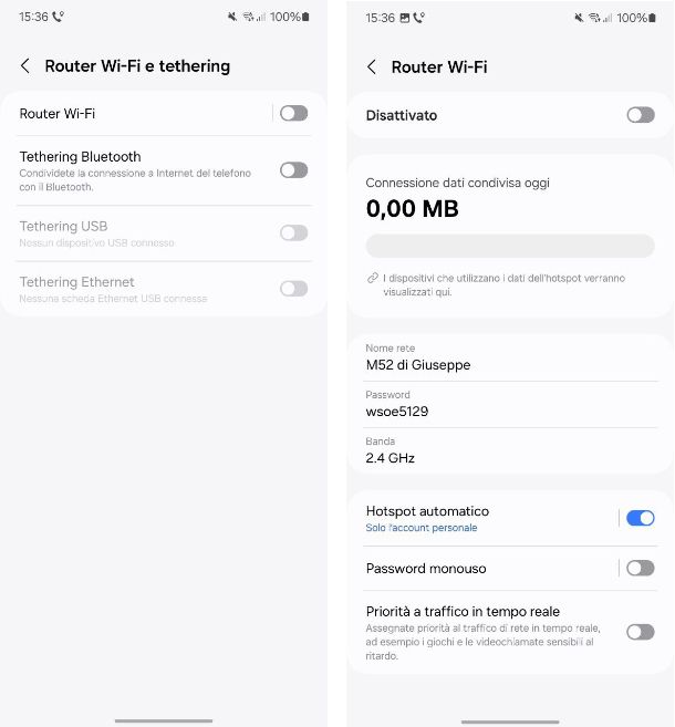 Come fare da hotspot al PC con Samsung
