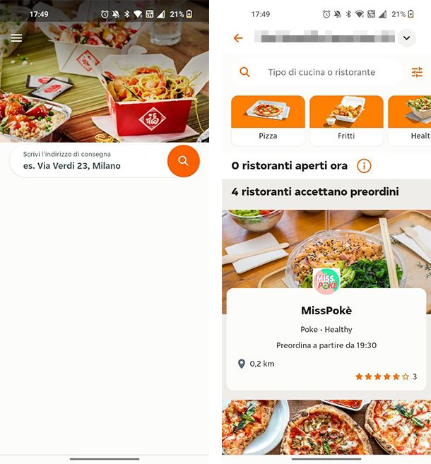 Altre app per sconti ristoranti