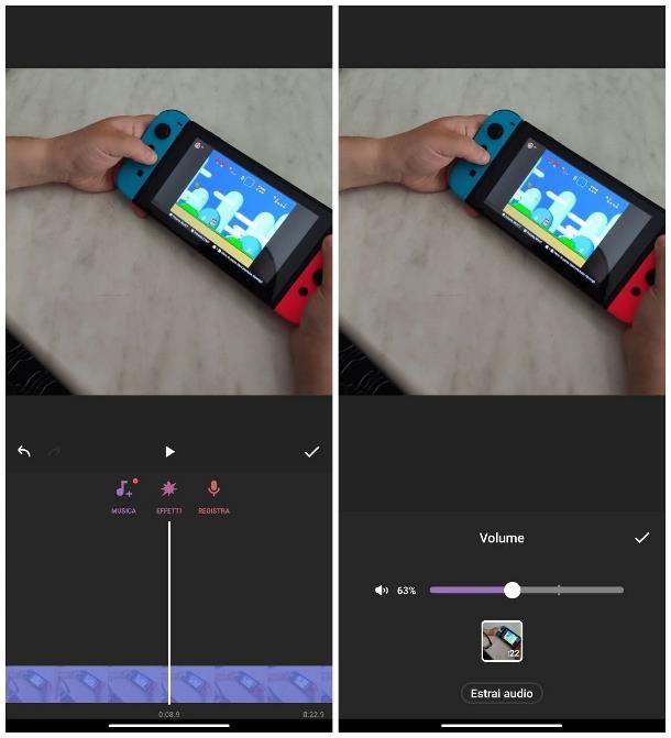 App per modificare audio del video