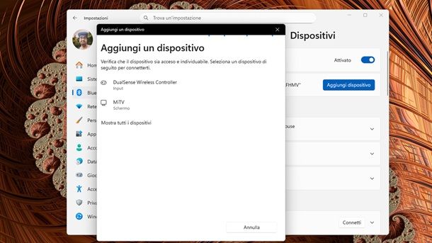 Come connettere il DualSense controller di PS5 a Windows 11 con Bluetooth