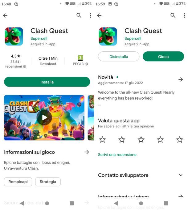 Clash Quest Android