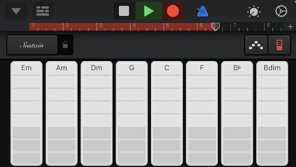 modalità smart piano app garageband