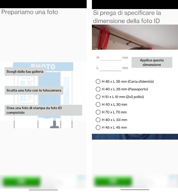 App per foto carta identità elettronica