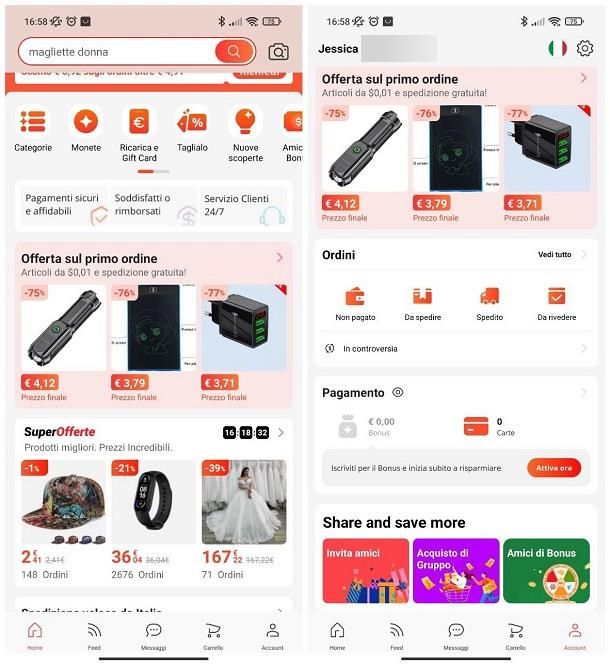 App per tracciare pacchi AliExpress