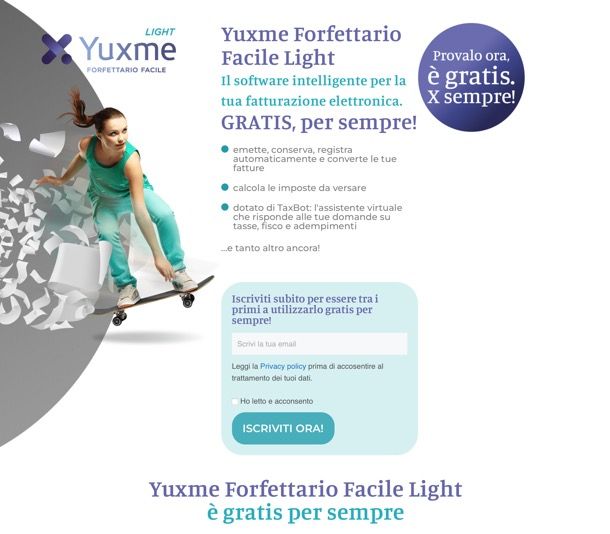 Yuxme Forfettario Facile Light