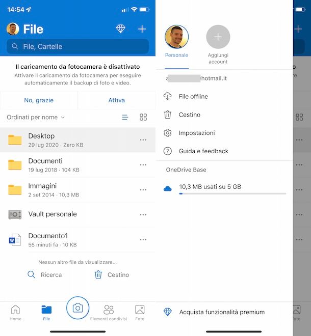 OneDrive iPhone